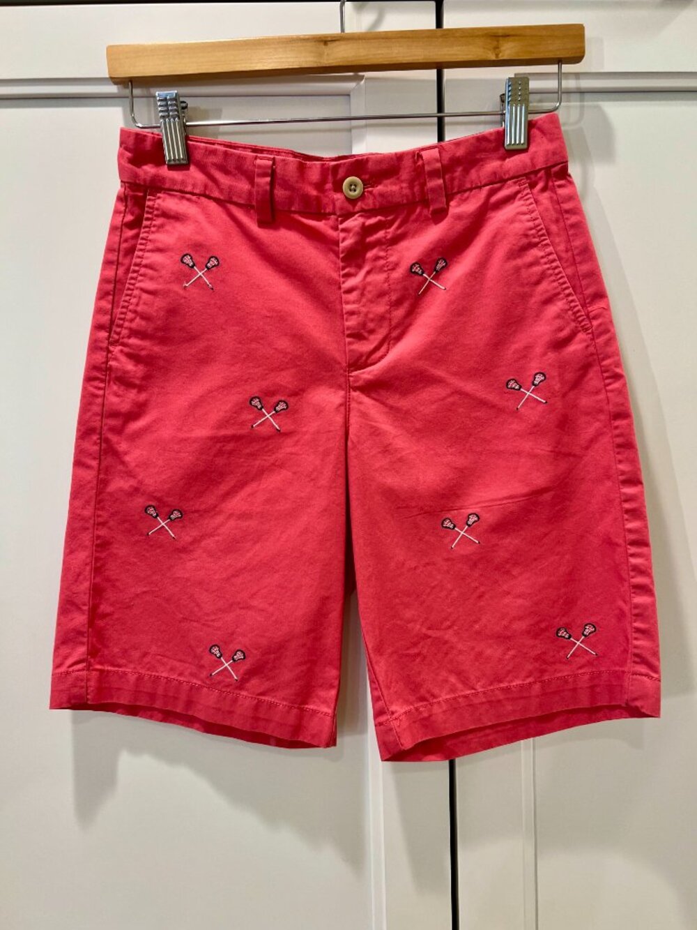 Boys' Vineyard Vines Nantucket Lacrosse Embroidered Breaker Shorts
